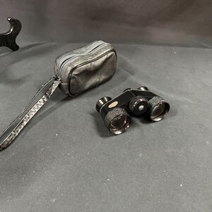 Mignon 8X Binoculars Black W/Bag Vintage